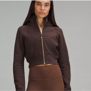 Full-Zip Crop Hoodie
Espresso
